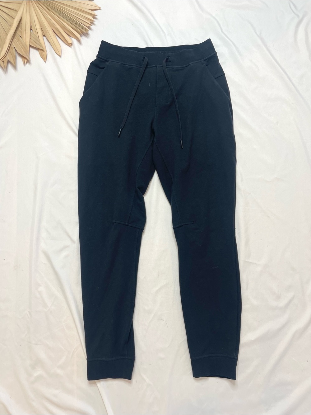 Lululemon Athletica City Sweat Black Stretch French Terry Joggers Sweatpants